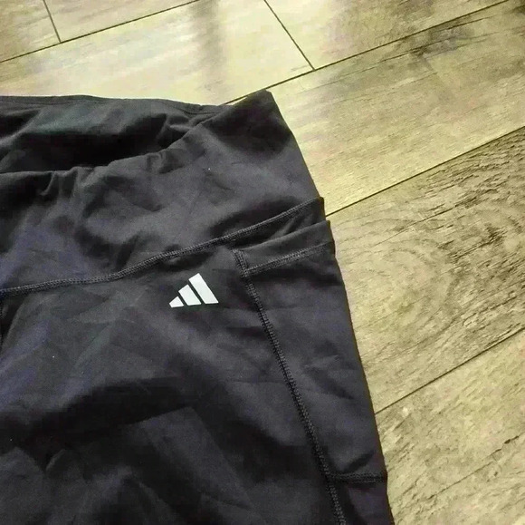 ADIDAS womens black leggings 2x - Picture 8 of 12